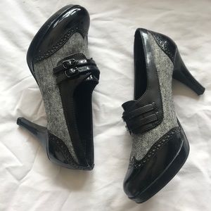 Apartment 9 Patent Leather & Tweed Shoes